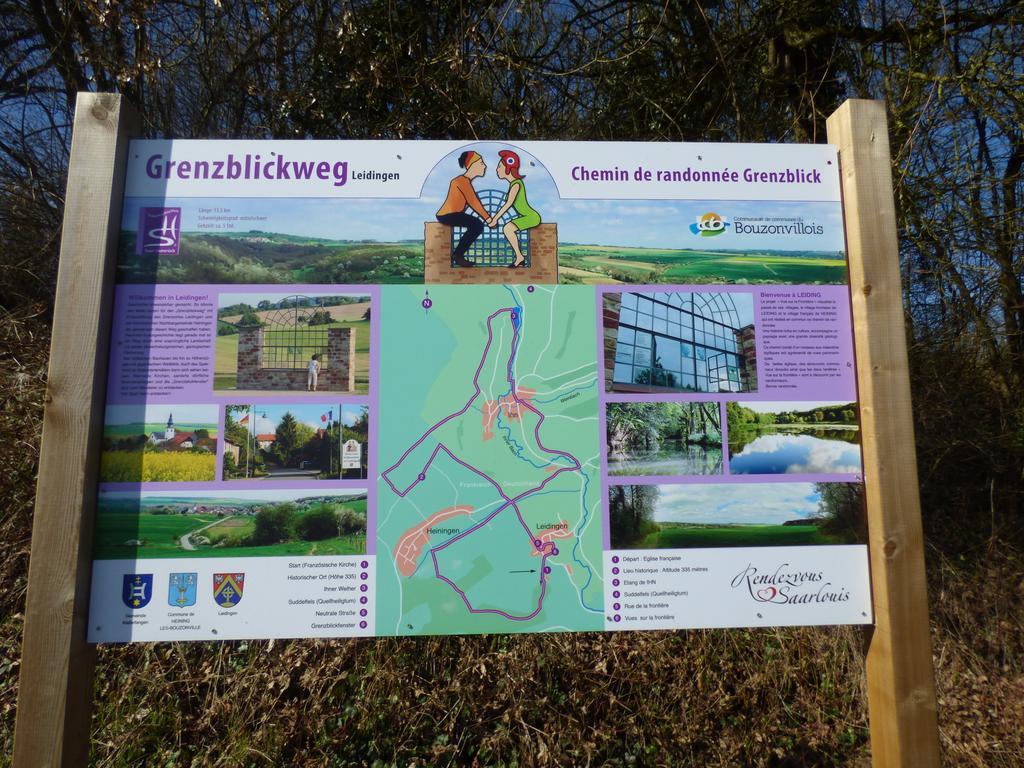 Gite "Vue Sur La Frontiere" Heining-les-Bouzonville Exterior foto